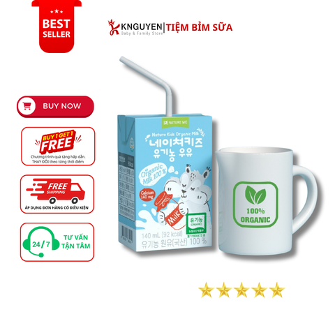  Sữa Tươi Nature Kid Organic Hàn Quốc 