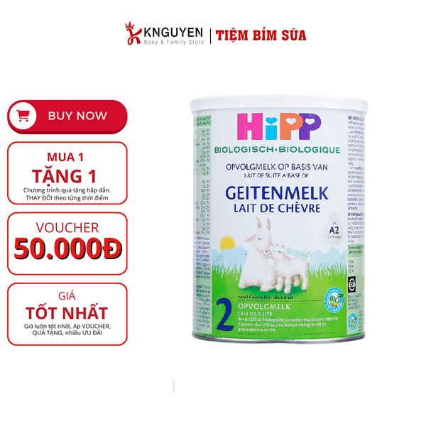  Sữa Dê HiPP Organic (400g) 