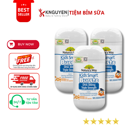  NATURE'S WAY KIDS SMART BURSTS DHA 300MG 