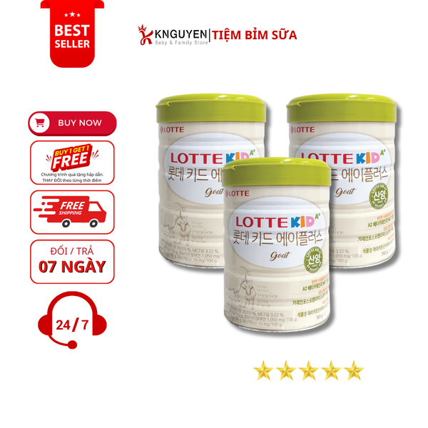  Sữa Dê Lotte Kid A+ Goat 760g 