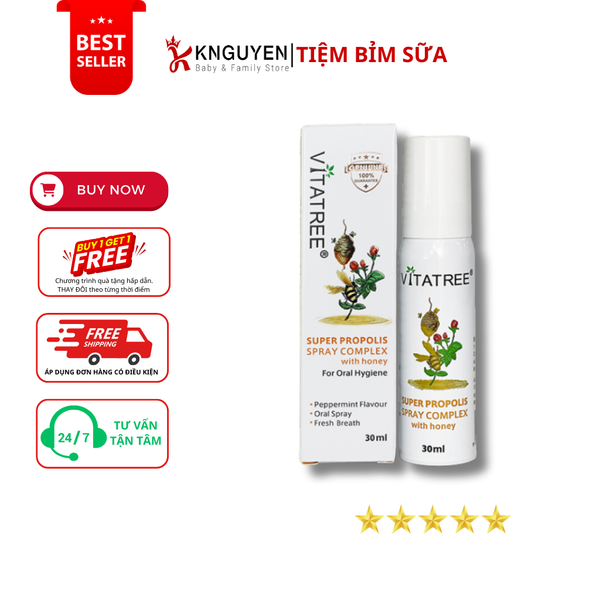  Xịt keo ong Vitatree 