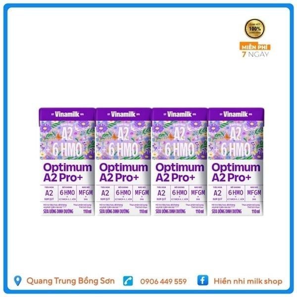  Sữa pha sẵn Vinamilk Optimum A2 PRO+ 