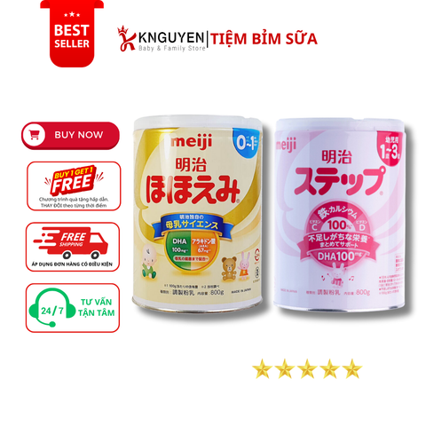  SỮA MEIJI LON 800G NHẬT 