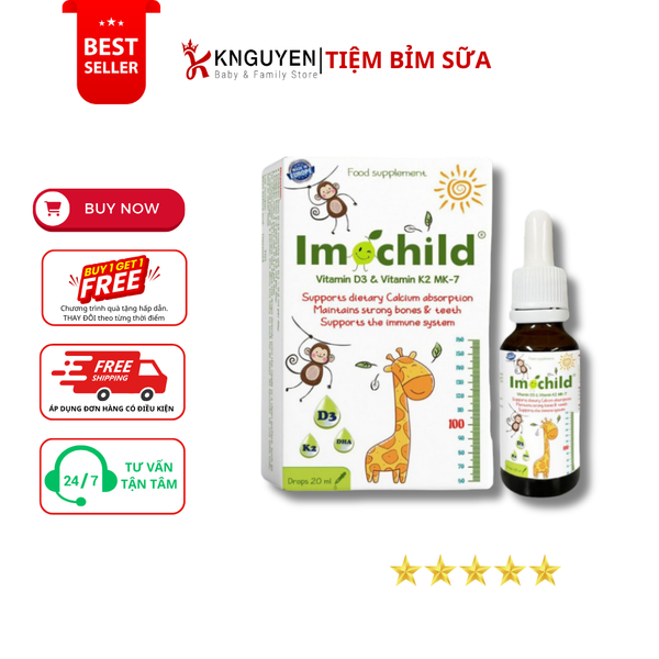  Vitamin D3&K2 MK7 Imochild 20ml 