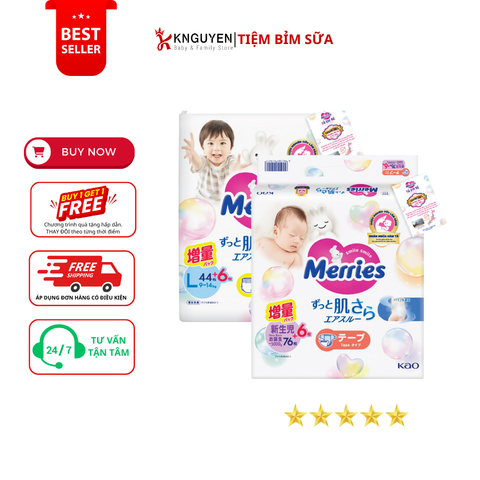  Bỉm Merries nội địa 