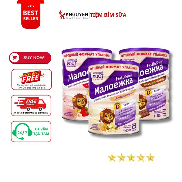  Sữa Bột Pediasure Nga 850g 