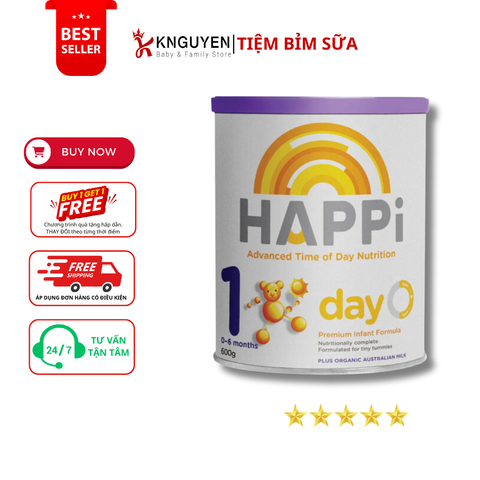  Sữa Happi ban ngày Toddler 600g (Úc) 