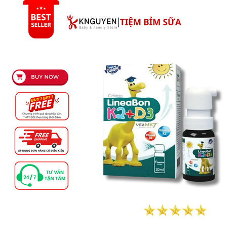  Xịt Vitamin D3K2 LineaBon 10ml 0M+ 