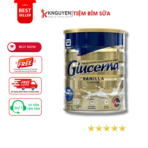  Sữa bột tiểu đường Glucerna 850g 
