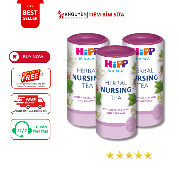  Trà thảo dược ăn liền Hipp Mama cho bà mẹ cho con bú 200 g 