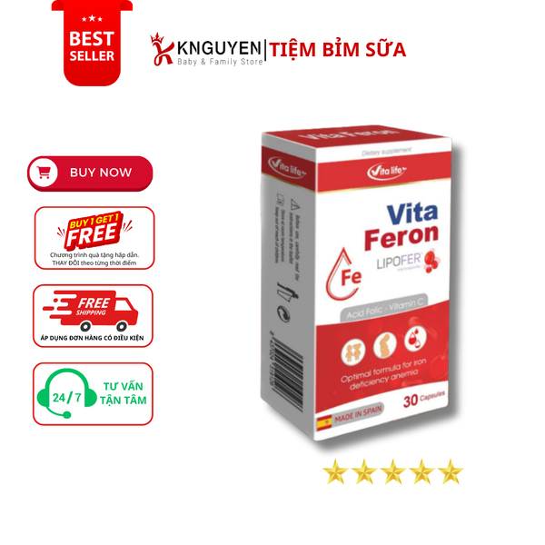  Viên uống bổ sung sắt VITA FERON 