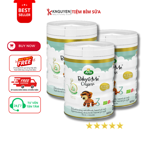  Sữa Arla Baby&Me Organic A2 (600g) 