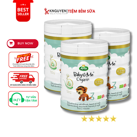  Sữa Arla Baby&Me Organic A2 (600g) 