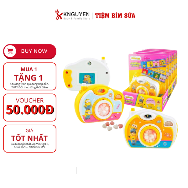  Kẹo Camera Minions hộp (5g) 