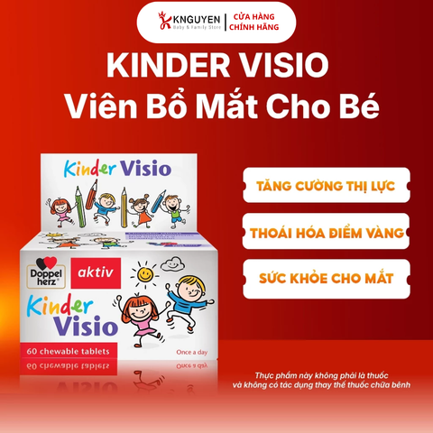  Viên sáng mắt hỗ trợ thị lực ngăn ngừa cận thị Kinder Visio Doppelherz 