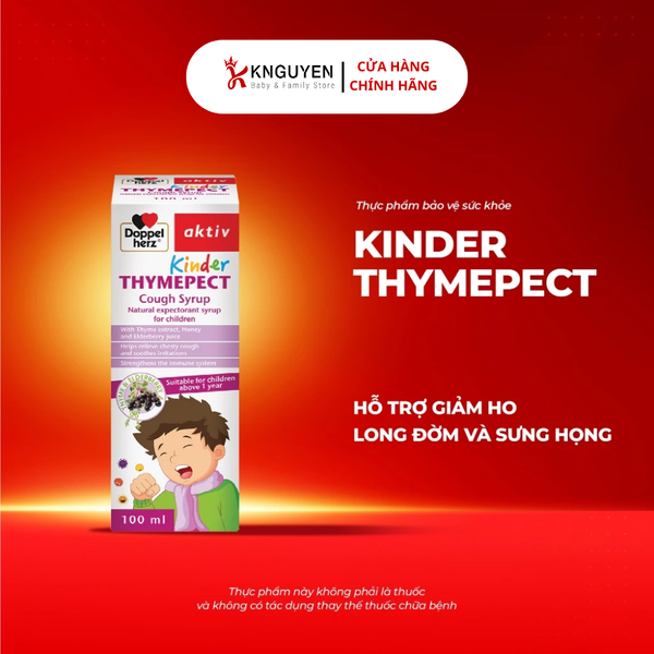 Siro Giảm Ho Tiêu Đờm Thảo Dược Doppelherz Aktiv Thymepec (100ml) 