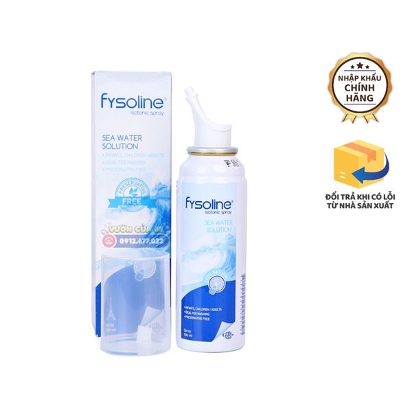  Xịt muối sinh lý Fysoline Isotonic Spray 100ml 
