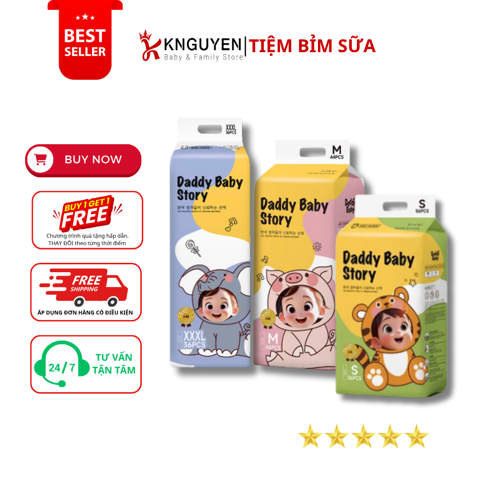  Bỉm Daddy Baby Hàn Quốc 