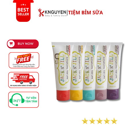  Kem Đánh Răng Jack N’ Jill 5g 