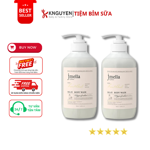  Sữa Tắm Hương Thơm Nước Hoa Jmella In France Body Wash 500ML 