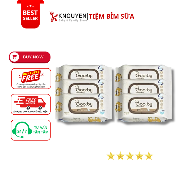  Khăn Ướt Gooby 100tờ 