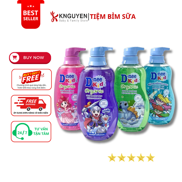  Tắm Gội Toàn Thân Dnee 400ml Thái 