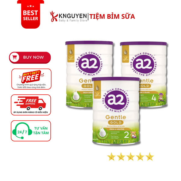  Sữa A2 Gentle Gold Premium Follow-on Formula 800g 