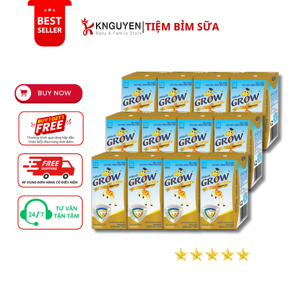  Sữa Abbott Grow Gold 110ML 
