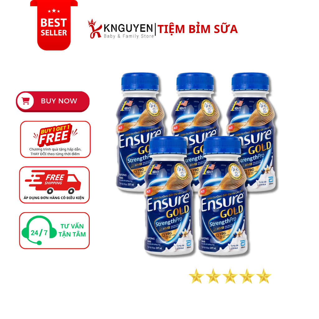  Sữa Nước Ensure Gold 237ml 