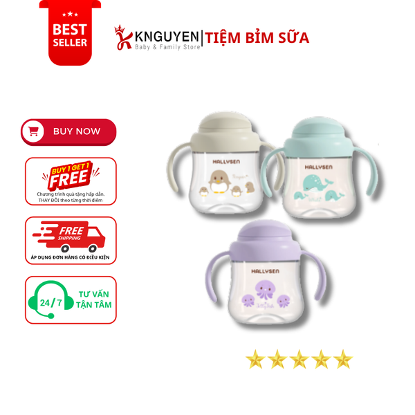  Cốc tập hút Hallysen 6m+ 