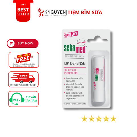  Son dưỡng môi SEBAMED  SPF30 (4.8g) 