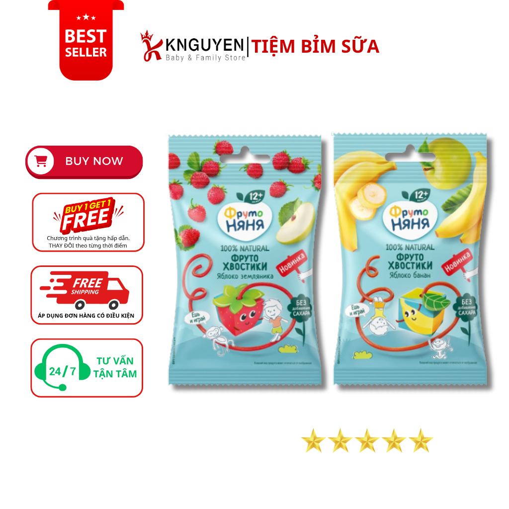  [1Y+] Kẹo hoa quả cuộn Fruto 15gr 