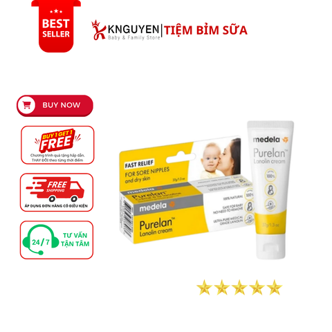 Kem Purelan trị nứt đầu ti Medela 