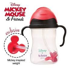  Bình tập uống BboxDisney Weighted Straw Sippy Cup 240ml (6M+) 