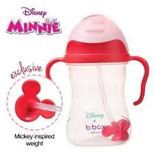 Bình tập uống BboxDisney Weighted Straw Sippy Cup 240ml (6M+) 