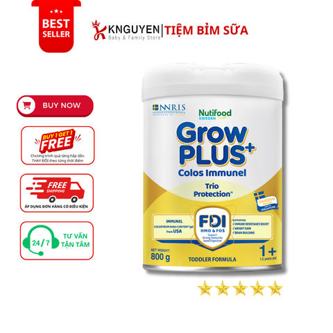  Sữa GrowPlus Colos Immunel Nutifood (800g) 