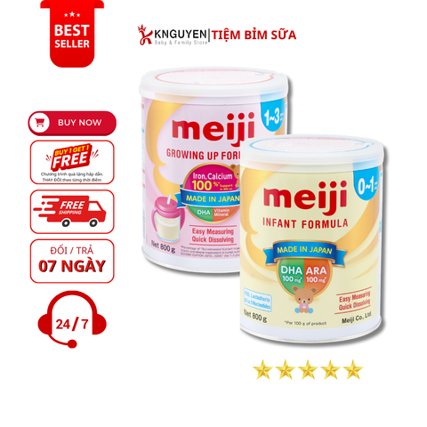  Sữa Meiji Infant Formula Lon 800g (hàng NK) 