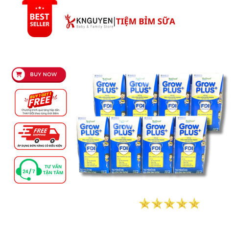  Sữa Pha Sẵn Grow Plus+ Fdi Xanh Nhạt 110ml 