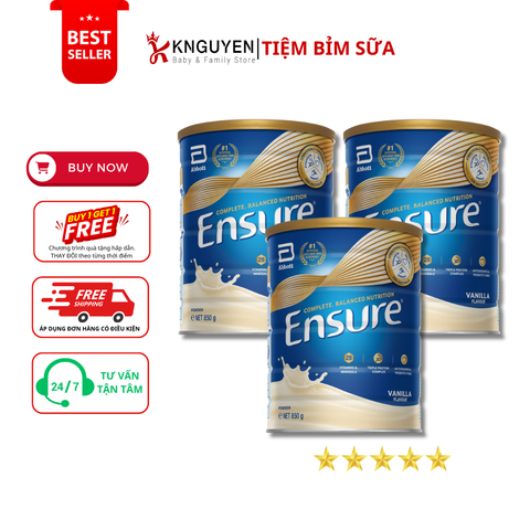  Sữa Ensure Úc 850g 