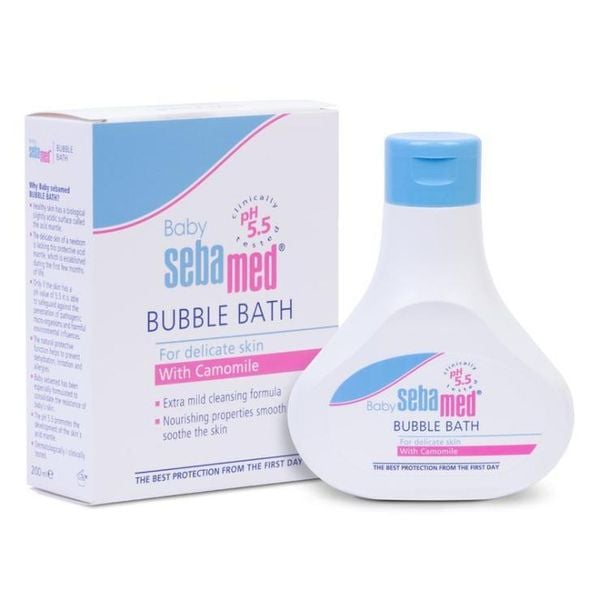  Sữa Tắm Sebamed Tạo Bọt Dịu Nhẹ Cho Bé PH 5.5 200ml 