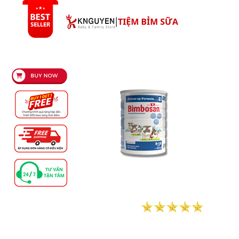  Sữa Bột Sinh Học Bimbosan  Thụy Sĩ (900g) 