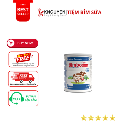  Sữa Bột Sinh Học Bimbosan  Thụy Sĩ (900g) 