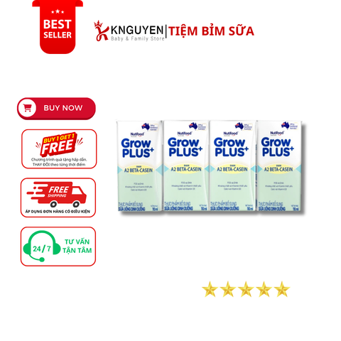  [1Y+] Sữa nước Grow Plus+ Đạm A2 Beta-Casein (110ml) 