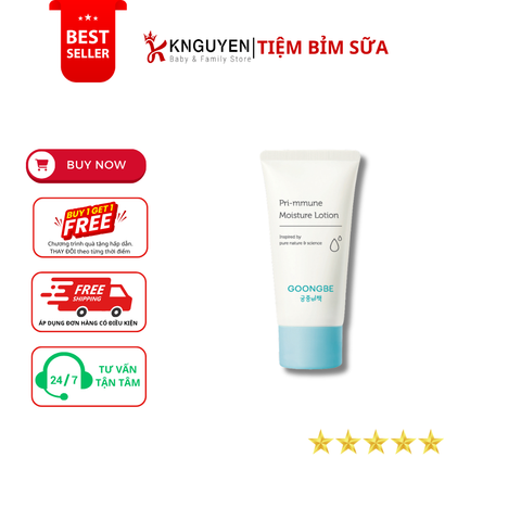  Sữa Dưỡng Ẩm GoongBe Primmune Moisture Lotion 30ml 