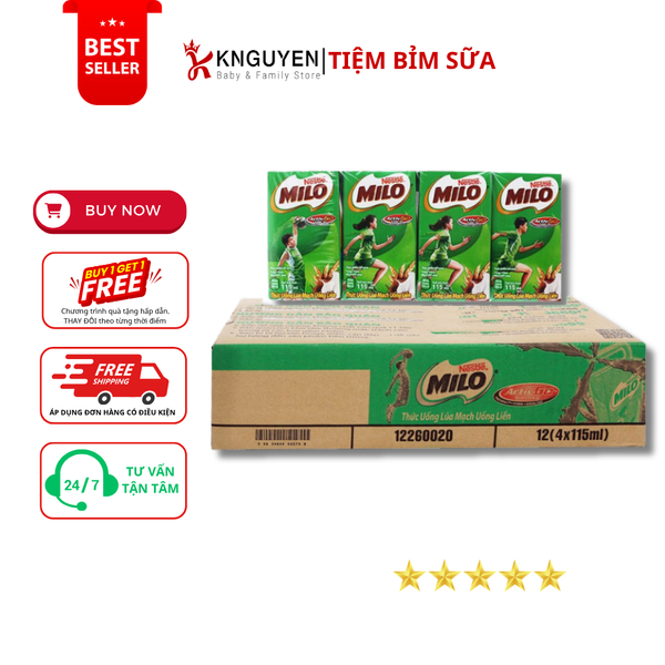  Sữa Nước Milo (Thùng 48 hộp x110ml) 