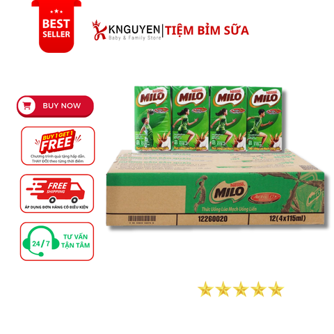  Sữa Nước Milo (Thùng 48 hộp x110ml) 