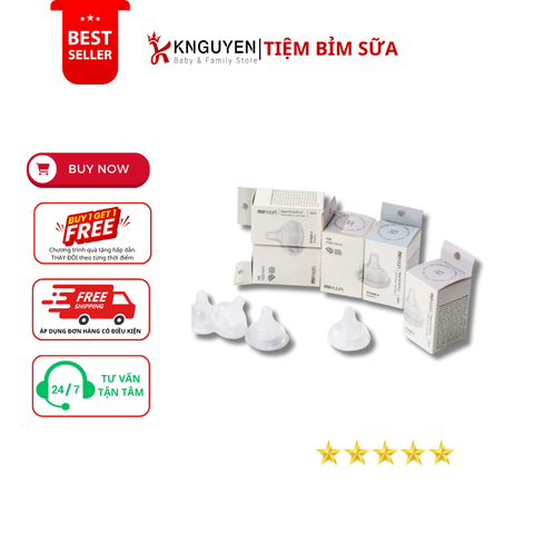  Núm ti bình sữa Moyuum thế hệ 3 (Tách Lẻ) 