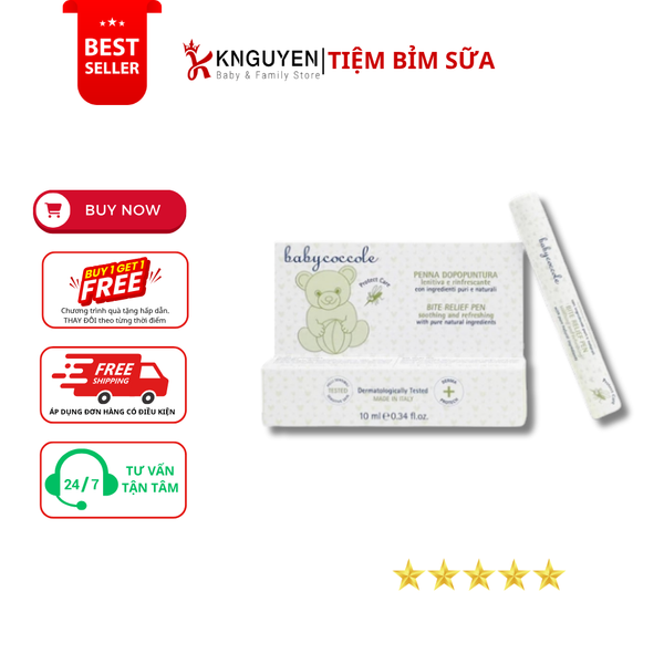  Bút Chấm Vết Muỗi Đốt BabyCoccole BabyCoccole 0m+ 10ml 