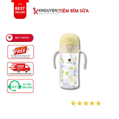  Bình Tập Uống Bebegrow Green Finger One Touch 