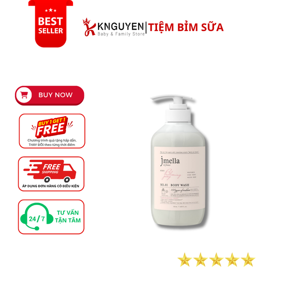  Sữa Tắm Hương Thơm Nước Hoa Jmella In France Body Wash 500ML 